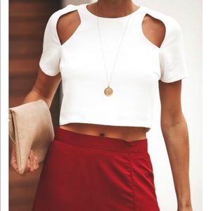Cut out crop top